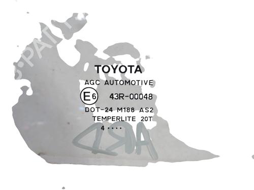 Used Rear right door window Rear right door window TOYOTA YARIS (_P13_) 1.4 D (NLP130_, NLP130) (90 hp) 39697341 39697341
