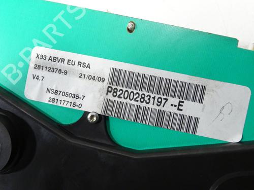Kombinert Instrument RENAULT TRAFIC II Bus (JL) 2.0 dCi 90 (JL00, JL01, JL0H, JL0M, JL0P, JL0S) | BP29599471C47 