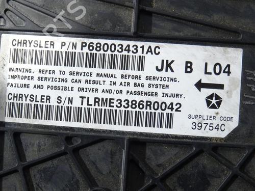 Used ECU airbags ECU airbags JEEP WRANGLER III (JK) 2.8 CRD (177 hp) 33829054 33829054