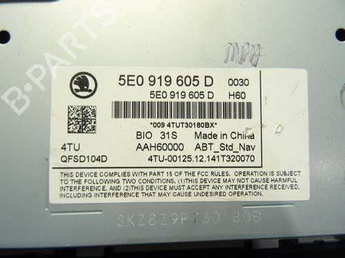 Display monitor SKODA OCTAVIA III (5E3, NL3, NR3) 1.6 TDI | BP32339658C48