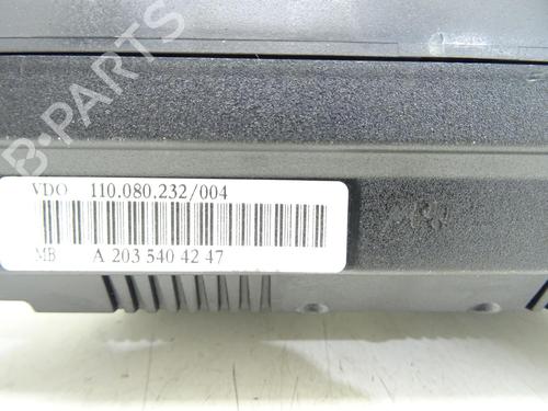 Used Instrument cluster Instrument cluster MERCEDES-BENZ C-CLASS Coupe (CL203) C 220 CDI (203.708) (150 hp) 29631461 29631461