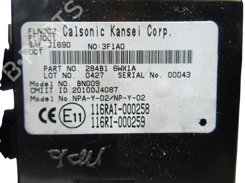 Electronic module NISSAN NV200 Van e-NV (ME0N) | BP39761536M83 - Image 7