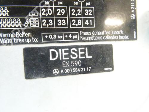 Fuel flap MERCEDES-BENZ E-CLASS (W211) E 220 CDI (211.006) | BP20040987C131 