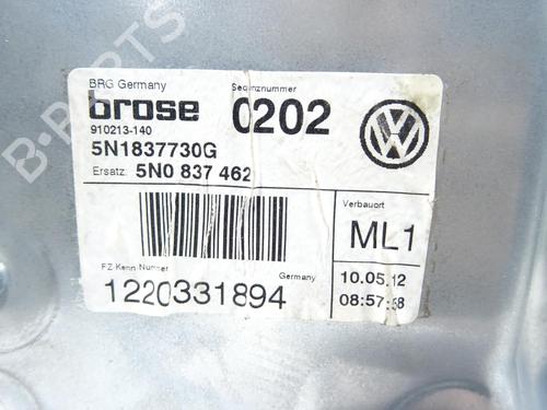 Front right window mechanism VW TIGUAN (5N_) 2.0 TDI | BP29756959C23