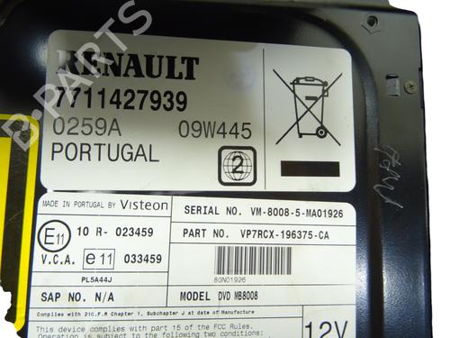 Radio RENAULT ESPACE IV (JK0/1_) 2.0 dCi (JK01, JK02, JK1J, JK1K, JK1H) | BP37527777E6 - Image 3