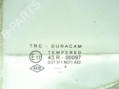 Rear left door window DACIA SANDERO II 1.5 dCi 75 / Blue dCi 75 (B8JW, B8M4, B8AH, B8M7, B8M6) | BP24146080C20 