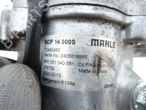 AC compressor PEUGEOT 307 Break (3E) 1.6 HDi 110 | BP37251355M34  - Image 5