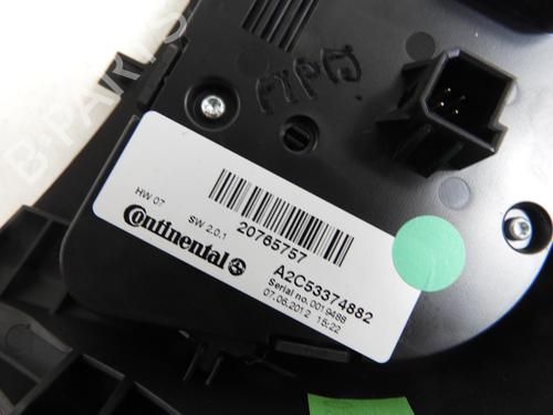 Used Climate control Climate control OPEL ZAFIRA TOURER C (P12) 2.0 CDTi (75) (130 hp) 20066648 20066648