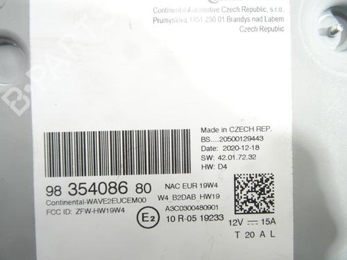 Radio PEUGEOT 208 II (UB_, UP_, UW_, UJ_) 1.2 PureTech 75 | BP26124758E6 