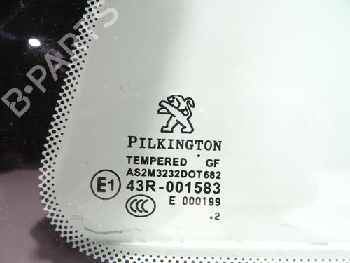 Used Rear left door window Rear left door window PEUGEOT 208 I (CA_, CC_) 1.2 VTI 82 (82 hp) 20640207 20640207