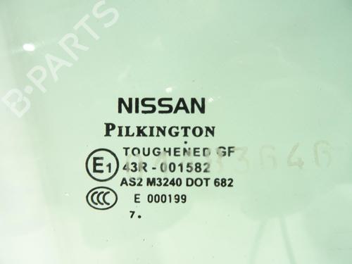 Front right door window NISSAN QASHQAI / QASHQAI +2 I (J10, NJ10, JJ10E) 2.0 dCi All-wheel Drive | BP21078794C19 