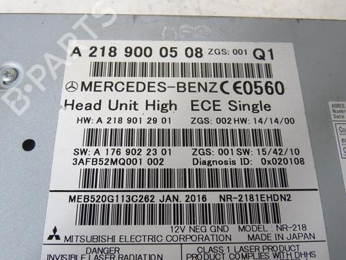 Used Radio Radio MERCEDES-BENZ CLS Shooting Brake (X218) CLS 350 BlueTEC / d (218.926) (258 hp) 20039019 20039019