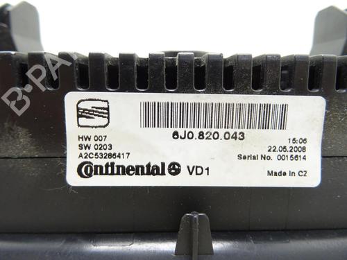 Climate control SEAT IBIZA IV (6J5, 6P1)  | BP27304000I5 