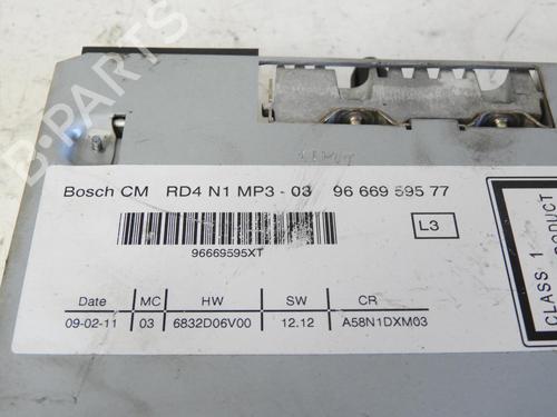 Used Radio Radio PEUGEOT 3008 I MPV (0U_) 1.6 HDi (112 hp) 20052916 20052916