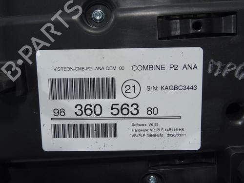 Instrument cluster PEUGEOT 208 II (UB_, UP_, UW_, UJ_) 1.2 PureTech 75 | BP28052446C47 