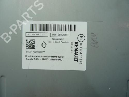 Used Radio Radio RENAULT CLIO IV (BH_) 1.2 TCe 120 (BHAU) (118 hp) 32507098 32507098