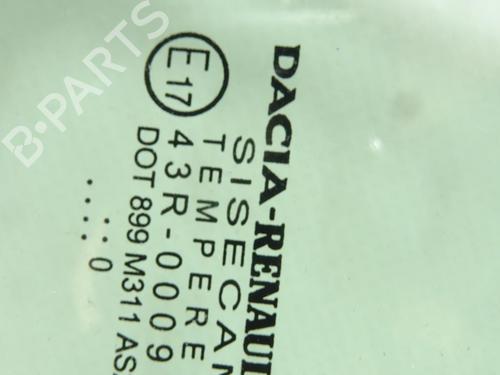 Rear left door window DACIA SANDERO II 1.0 SCe 75 (B8JC, B8JD, B8NC) | BP26977319C20 