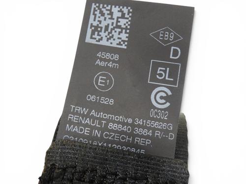 Rear right seatbelt RENAULT TWINGO III (BCM_, BCA_) 1.0 SCe 70 (BCMB) | BP37651996I28 - Image 4