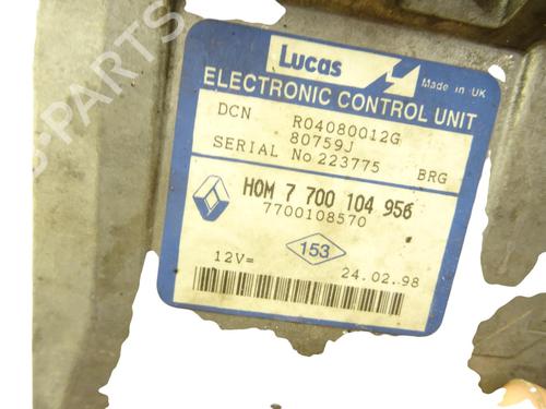 Engine control unit (ECU) RENAULT KANGOO (KC0/1_) D 65 1.9 (KC0E, KC02, KC0J, KC0N) | BP38021788M57 - Image 4