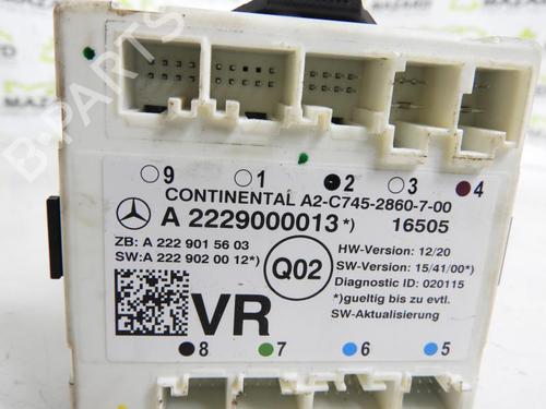 Elektronisk modul MERCEDES-BENZ C-CLASS (W205) AMG C 63 (205.086) (476 hp) 22691262