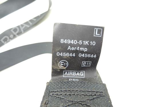 Used Front left seatbelt Front left seatbelt OPEL AGILA B (H08) 1.0 (F68) (65 hp) 33121232 33121232