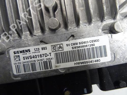 Engine control unit (ECU) PEUGEOT 407 (6D_) 2.0 HDi 135 (6DRHRH, 6DRHRE, 6DRHRG, 6DRHRJ) | BP31853349M57