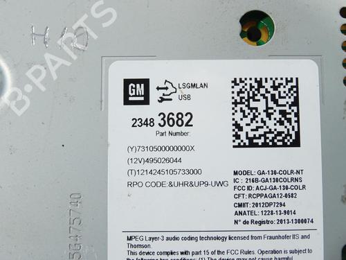 Radio OPEL ASTRA J (P10) 1.6 CDTi (68) | BP28283464E6 