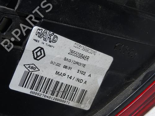 Højre baglygte RENAULT CLIO IV (BH_) 0.9 TCe 90 (BHNF, BHMA, BHMH, BHJK, BHJR) | BP29706321C35 