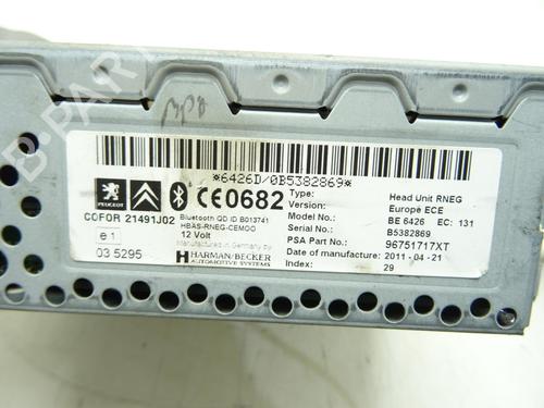 Radio PEUGEOT 5008 (0U_, 0E_) 2.0 HDi 150 / BlueHDi 150 | BP26154086E6