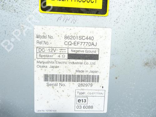 Radio SUBARU FORESTER (SH_) 2.0 D AWD (SHH, SHD, SHN) | BP29838872E6  - Image 5