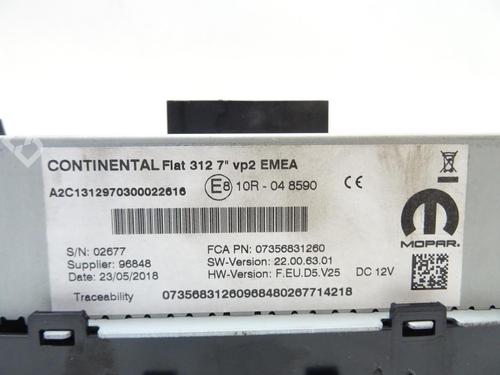 Radio FIAT 500 (312_) 1.2 (312AXA1A) | BP20041009E6 