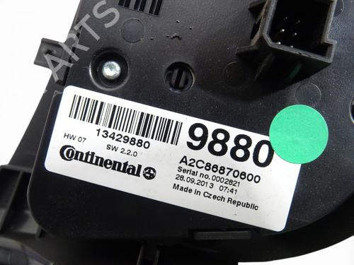 Climate control OPEL ZAFIRA TOURER C (P12) 1.6 CDTI (75) | BP37589327I5 - Image 5