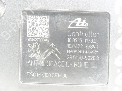 Módulo de ABS CITROËN DS3 Convertible 1.2 VTi 82 | BP31595412M43 
