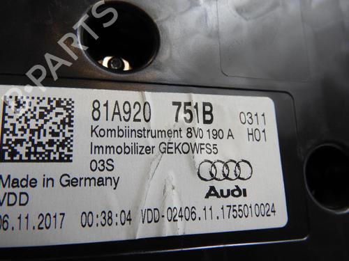 Used Instrument cluster AUDI Q2 (GAB, GAG) [2016-2025]  20070471