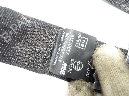 Used Rear right seatbelt Rear right seatbelt MERCEDES-BENZ M-CLASS (W163) ML 400 CDI (163.128) (250 hp) 20062903 20062903
