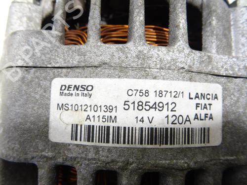 Used Alternator Alternator LANCIA MUSA (350_) 1.3 D Multijet (350.AXM11, 350.AXM1A, 350.AXI1A) (95 hp) 27485342 27485342