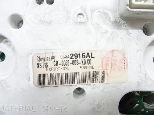 Instrument cluster JEEP GRAND CHEROKEE II (WJ, WG) 2.7 CRD 4x4 | BP21969821C47 