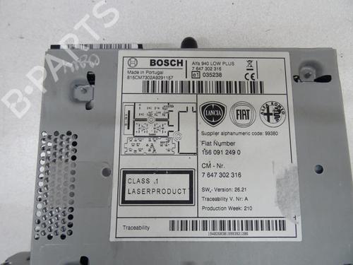 Used Radio Radio ALFA ROMEO GIULIETTA (940_) 1.4 TB (940FXA1A, 940FXT1A) (120 hp) 20067600 20067600