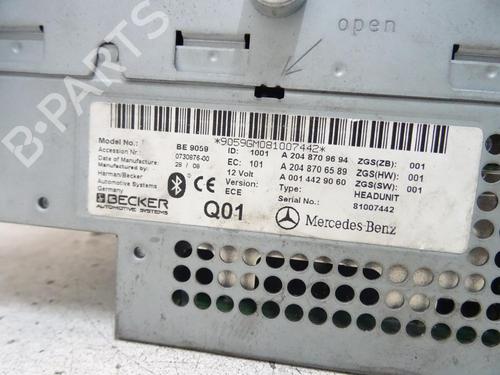 Radio MERCEDES-BENZ C-CLASS (W204) C 220 CDI (204.008) | BP20040388E6 