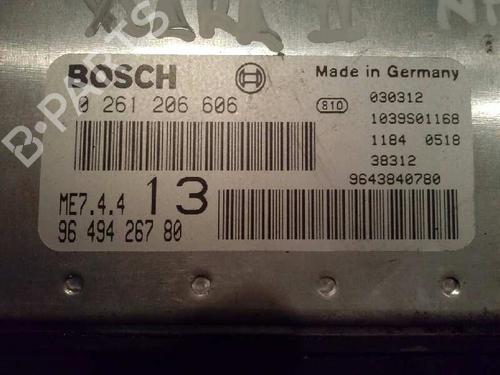 Engine control unit (ECU) CITROËN XSARA Break (N2) 1.6 16V | BP5296124M57 