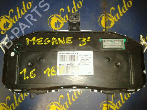 Instrument cluster RENAULT MEGANE II (BM0/1_, CM0/1_) 1.6 16V (BM0C, CM0C) | BP5311121C47 