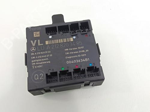 Comfort control module MERCEDES-BENZ E-CLASS T-Model (S212)  A2128203485 | DELANTERA IZQUIERDA | WDD2120251A082480 |