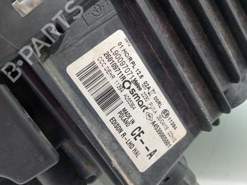 Right headlight SMART FORFOUR Hatchback (453) 0.9 (453.044, 453.053) | BP29907196C29