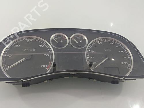 Used Instrument cluster PEUGEOT 307 (3A/C) 1.6 HDi (90 hp) 16728543