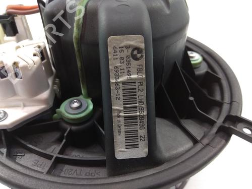 Heater blower motor BMW X1 (E84) sDrive 18 d | BP13529385M62 