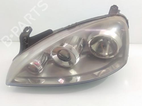 Scheinwerfer links für OPEL CORSA C Hatchback Van (X01) 1.3 CDTI 16V (F08, W5L) (69 hp) 19036486