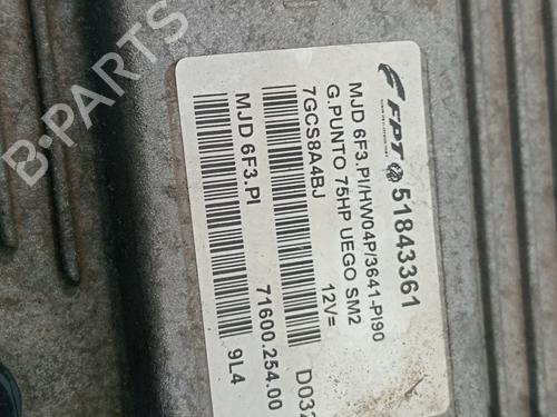 Engine control unit (ECU) FIAT GRANDE PUNTO (199_) 1.3 D Multijet | BP28387396M57 