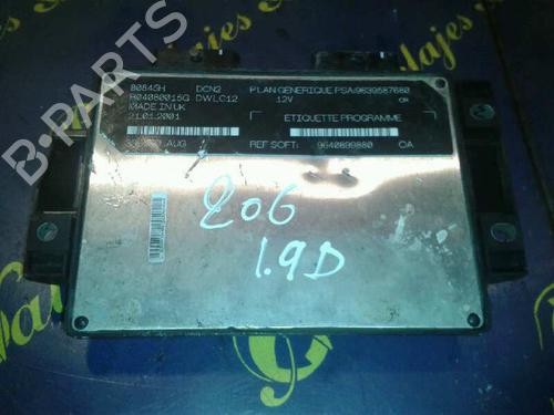 Used Engine control unit (ECU) PEUGEOT 206 Hatchback (2A/C) 1.9 D (69 hp) 5304208
