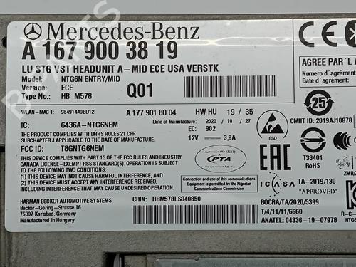 Electronic module MERCEDES-BENZ A-CLASS Saloon (V177) A 250 e (177.186) | BP37033045M83 - Image 2