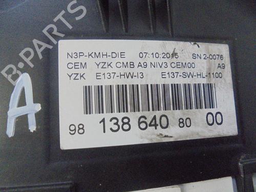 Instrument cluster PEUGEOT 208 I (CA_, CC_) 1.6 BlueHDi 100 | BP9205930C47 